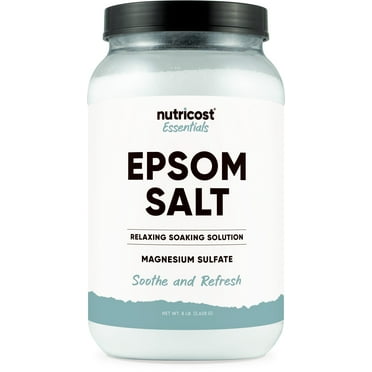 Nutricost Essential Pure Epsom Salt 8 LBS - 100% Pure Magnesium Sulfate