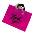 thumbnail image 3 of Large Thank You Plastic Merchandise Bag with Handle, Boutique Bag Pack of 60 - Size 20x15 Infinite Pack - Pink, 3 of 8