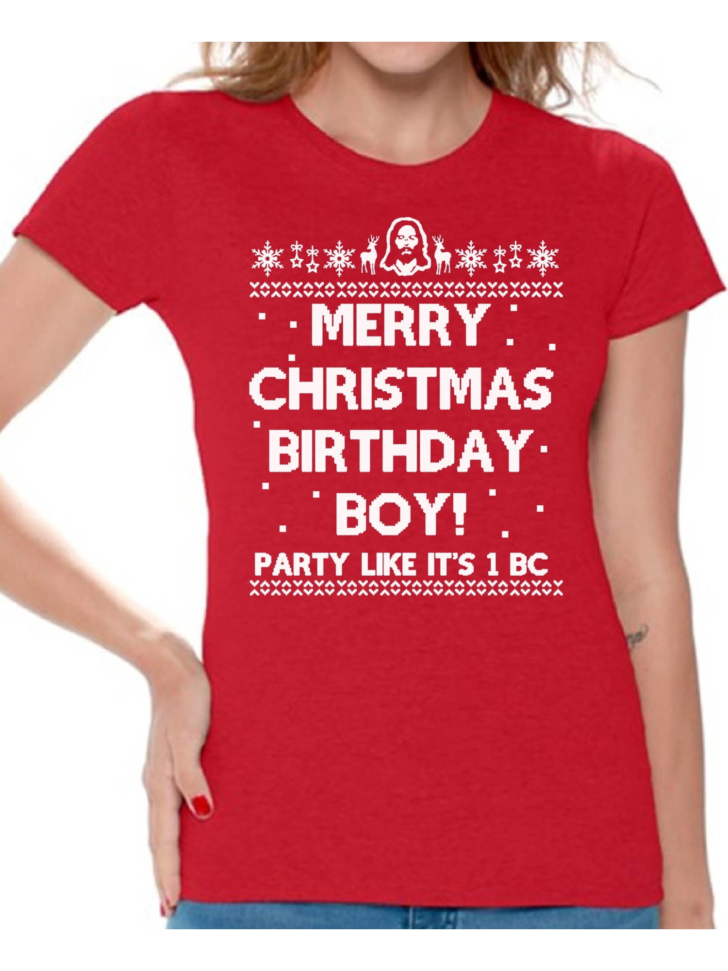 Merry Christmas Birthday Boy T-shirt 