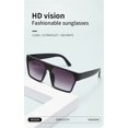 thumbnail image 2 of Lunettes de Soleil Rétro Carrées pour Hommes et Femmes (Couleur : C, Taille : 1), 2 of 4