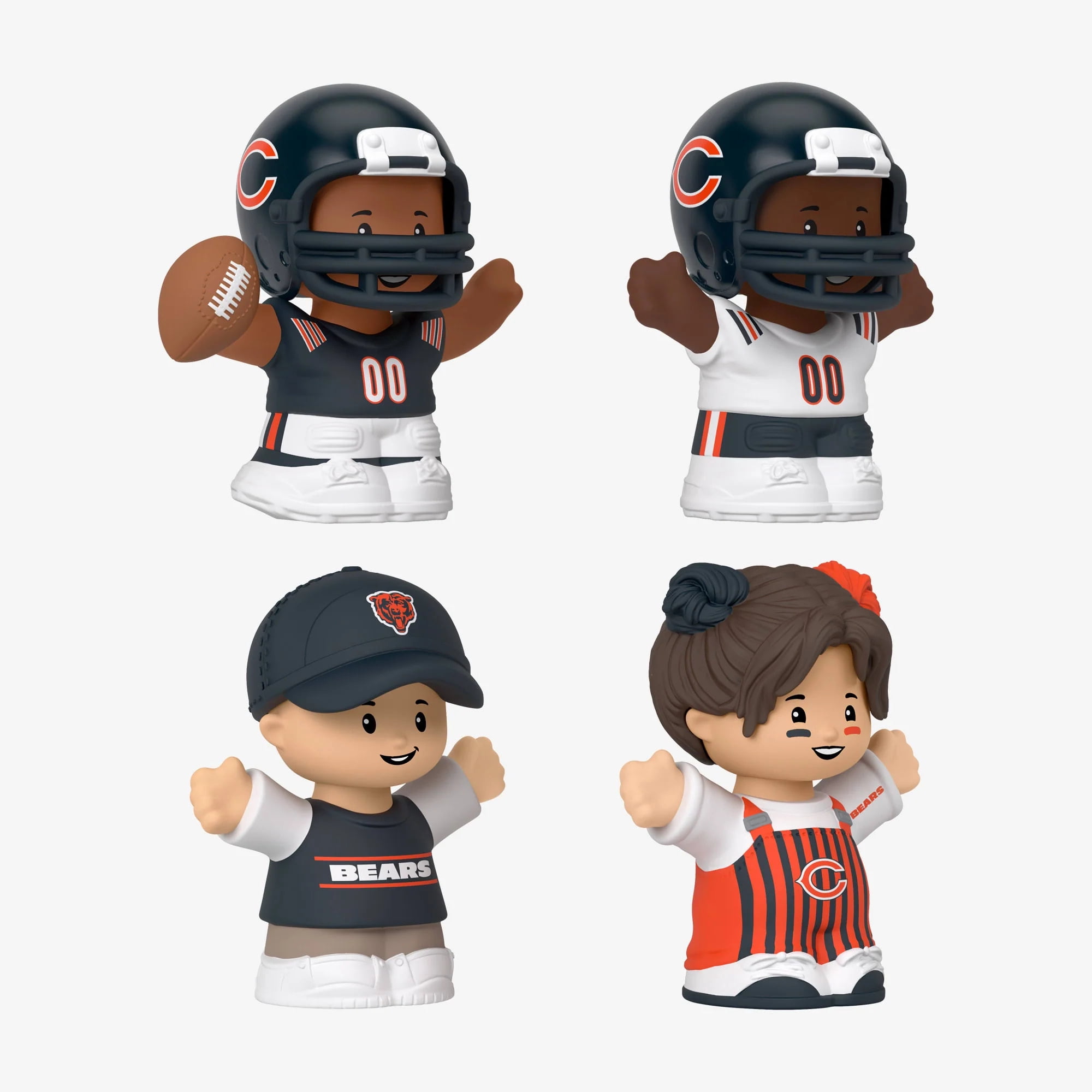 Fisher Price - Little People Collector x NFL Chicago Bears 4-Pack