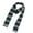 Black gray 9.8 180, variant on 2000s Striped Scarf Narrow Scarf Neckwrap Long Thin Scarf Halloween Costume Scarf