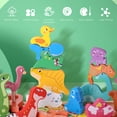 thumbnail image 3 of Rompecabezas de dinosaurios de madera reducción del aburrimiento bloques de 20 piezas rompecabezas educativos de madera para niños mayores de 3 años ANGGREK  Otros, 3 of 8
