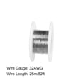 thumbnail image 2 of Unique Bargains 0.2mm 32AWG Fil de Résistance de Chauffage Nichrome Fils de Résistance pour Éléments Chauffants 82ft, 2 of 4