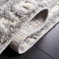 thumbnail image 5 of SAFAVIEH Marrakesh Ellery Geometric Polyester Area Rug, Ivory/Dark Grey, 9' x 12', 5 of 8
