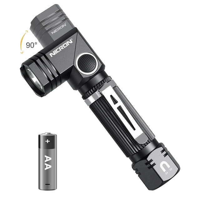 Lámpara linterna recargable con base magnética Nicron B74e