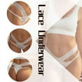 thumbnail image 2 of Cinvik Sexy Panties for Women Plus Size Lace Underwear Seamless G String Thongs, 6 Pack, Sizes to L, 2 of 6