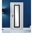 thumbnail image 1 of BrandtWorks BM2THINH Matte Over The Door Full Length Mirror 21.5 x 71 Black, 1 of 2