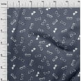 thumbnail image 2 of oneOone Cotton Jersey Coin Gray Fabric Goggles Fashion Dress Material Fabric Print Fabric By The Yard 58 Inch Wide, 2 of 4