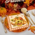 thumbnail image 5 of Dongrere Fall Napkins Disposable 24-Pack, Orange Party Supplies for Thanksgiving Dinner & Fall Gatherings, 5 of 6