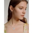 thumbnail image 3 of CACA LADY Sister Gifts Sister Necklace Heart Locket Necklace That Holds 2 Pictures, 925 Sterling Silver Heart Shaped Picture Locket Jewelry, 3 of 6