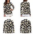 thumbnail image 3 of Xixirimido White Daisy Print Matching Golf Shirts for Couples Funny Golf Polo Shirts for Men Women Couples Matching Outfits Short Sleeve Golf Polos, S, 3 of 7