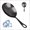 Black, variant on Stainless Steel Julep Strainer, 304 Metal Cocktail Sieve for Spirit-Forward Drinks, Rounded Handle Bartender Tool for Mixing Glasses and Shakers, Professional-Grade Drink Strainer