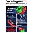 thumbnail image 3 of TIELUTT Non Voltage Tester Pen Electrical Tools Smart Detection with Visual And Audio Alerts Mini Drill Rechargeable Screwdriver Cordless Rechargeable 4v Cordless Screwdriver Power Screwdriver Screw D, 3 of 7