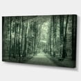 thumbnail image 2 of Road in Dark Autumn Forest - Modern Forest Canvas Art, 2 of 4