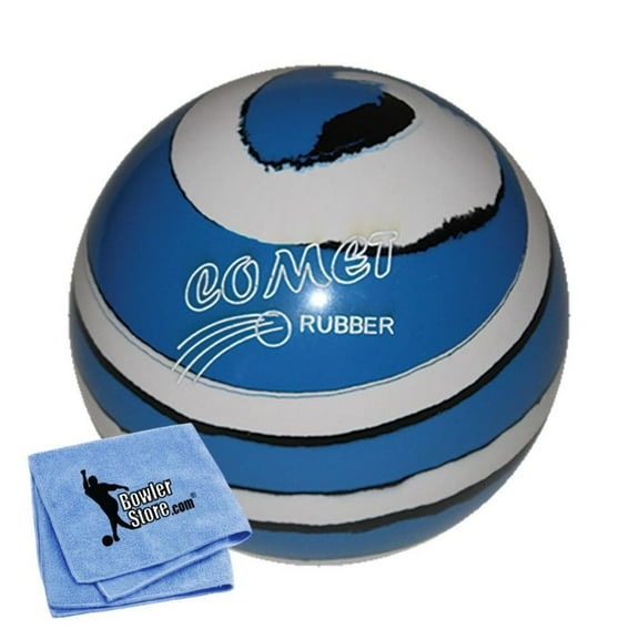 EPCO Candlepin Bowling Ball- Comet Rubber - Royal with White Black (4 1/2 inch- 2lbs.7oz.) 1 Ball