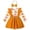 Orange, variant on Ruyang Baby Girls Halloween Pumpkin Romper Dress Headband Ruffle Long Sleeve First Birthday Outfit Cute Fancy Dress Winter Clothes
