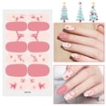 thumbnail image 2 of Renxiaooo Nail Stickers Pink Style Full Wraps Polish Stickers Self-Ashesive Nail Sticker Sets For Women Girls Color Street Glitter Nail Strips, 2 of 7