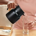 thumbnail image 6 of FHBVT Portable Stainless Steel Kettle Double Layer Tea Pot 800ml Insulated Leak Proof Water Bottle One Click Outlet Hot Cold Drink Thermos Tea Separation Travel Office Camping Outdoor Christmas Gift, 6 of 7