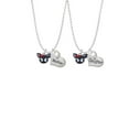 thumbnail image 2 of Delight Jewelry Fimo Clay Cute Kitty Mother & Daughter Heart Necklaces (Set of 2), 19"+2", 2 of 4