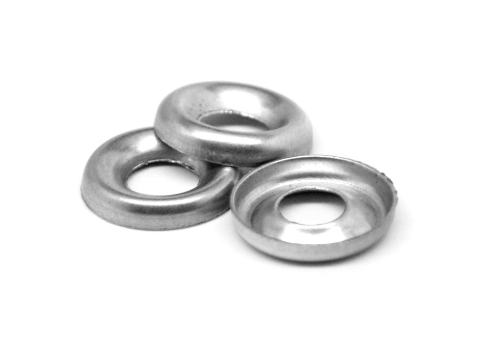 1/4" Nickel Plated Countersunk/Cup Finishing Washers 5000 