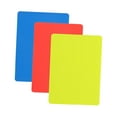 thumbnail image 5 of Dualoai Referee Penalty Cards Soccer Referee Cards Lightweight for Sport Competition PVC Versatile Red Yellow Blue Judge Accessories, 5 of 9