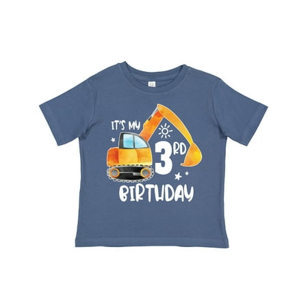 

Inktastic Construction Truck It s My 3rd Birthday Gift Toddler Boy or Toddler Girl T-Shirt