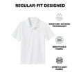 thumbnail image 2 of Boys Moisture Wicking Short Sleeve Polos, 2 of 6