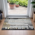 thumbnail image 4 of Dalyn Rugs Machine Washable Indoor/Outdoor Chantille ACN2189 Black 1'8" x 2'6" Rug, 4 of 7