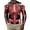 Red, variant on Halloween Skeleton Long Sleeve Crew Neck T Shirt Top Graphic Casual Tee Shirt for Fall Season Comfortable Fit