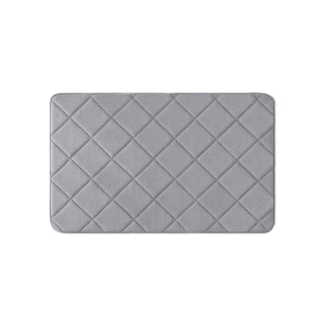 Bathroom Rug Absorbent Mat, Non-Slip Floor Mat, Soft Microfiber Carpet for Living Room, Bedroom, Kitchen, Laundry Room