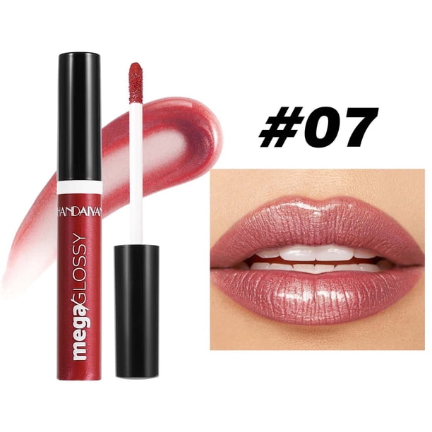 Fiudx Ofertas y liquidaciones Brillo de labios transparente Dudu, hidratante y humectante, esmalte de labios y glaseado de perla, brillo de labios, aceite de labios 6 ml