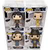 Funko TV: Stranger Things Set with Custom 4-Pop! Quad Protector Case - Mike (Dance), Eleven in Burger, Eleven (Dance), Hopper (Flashlight) - Figure Bundle (5 Items) 35055, 35056, 35057, 36039