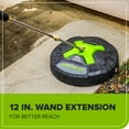 thumbnail image 5 of Greenworks 5210902 15" Extension Included Surface Cleaner, Green, 5 of 8