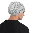 thumbnail image 5 of Rocae Vintage Sailboats for Beanies Hats for Men Women Warm Chunky Knit Hats Winter Adult Milk Silk Knitted Beanie, 5 of 7