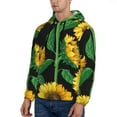 thumbnail image 3 of Wukai Sunflower 1 Print Men Hoodies Fleece Sweatshirts Long Sleeve Sweaters Pullover Fall Outfits Winter Clothes-3X-Large, 3 of 7