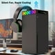 thumbnail image 5 of Ventilador de refrigeración ajustable para la consola Xbox Series X. Función de control inteligente de la temperatura. Efecto de iluminación RGB. Radiador con gancho para auriculares, 5 of 9