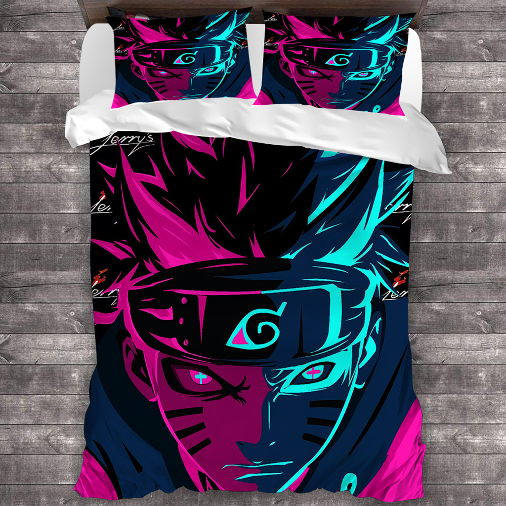 Cool New Naruto Bedding Bed Set Twin Full Queen King Size Akatsuki