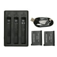 thumbnail image 2 of Action Camera Battery Charger, Overcharge  3 Slots Camera Battery Charger Efficient Professional  for Action Camera Accessory, 2 of 7