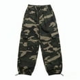 thumbnail image 5 of JLMSPLWG Girls Baggy Pants Hip Hop Vintage Cargo Pant for Teens Girl Fashionable Dance Loose Fit Trousers Elastic Waist Wide Leg Jeans Kids Casual Clothes, 5 of 5