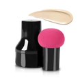 thumbnail image 3 of Yiinxiang 1 Pce Éponge de Maquillage Champignon Usage Sec Humide Double avec Poignée Professionnelle X4r5 Outil de Beauté, 3 of 8