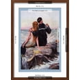 thumbnail image 5 of Art.com Sailor and Mermaid Art Print, Brown Frame Wall Art, 17" x 23", 5 of 5