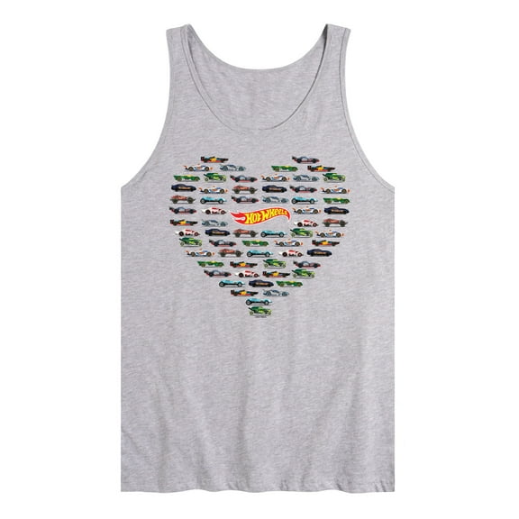 Hot Wheels - Valentine's Hot Wheels Heart - Men's Jersey Tank Top
