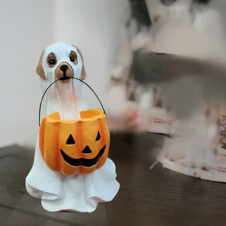 

Halloween Candy Bowl Gift Resin Garden Home Pendant Halloween