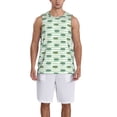 thumbnail image 6 of Rocae Cute Crocodile for Men's Basketball Jersey Lightweight and Breathable Athletic Tank Top,Quick-Drying Sports Jersey 4X-Large, 6 of 9