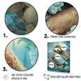 thumbnail image 3 of Designart "Aquatic Peace Sloth Bloom" Sloth Floater Framed Canvas Prints, 3 of 5