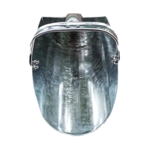 Cuchara de alimentación de metal resistente, multifuncional, espesante para alimento de aves de corral con mango para ganado, suministros de