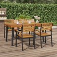 thumbnail image 1 of vidaXL Garden Table 150x90x75 cm Solid Wood Acacia, 1 of 5