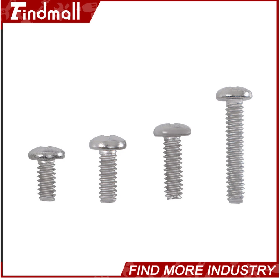 CIRCLE- Findmall 900Pcs Nuts And Bolts Machine Scre Assortment Kit #4-40#6-32#8-32#10-2