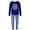 Blue, variant on KHONTS Christmas Family Blue Sets of Matching Pajamas Festive Holiday Loungewear With Letter Printed for Parents and Kids Men XL